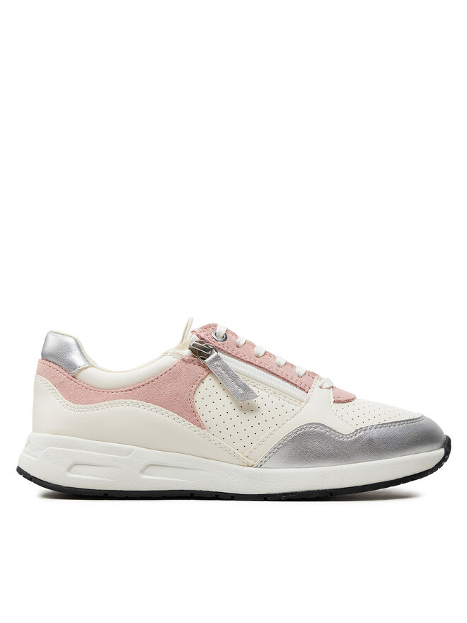 Geox Snīkeri Geox D Bulmya D36NQB 0BC22 C1Z8W Balts
