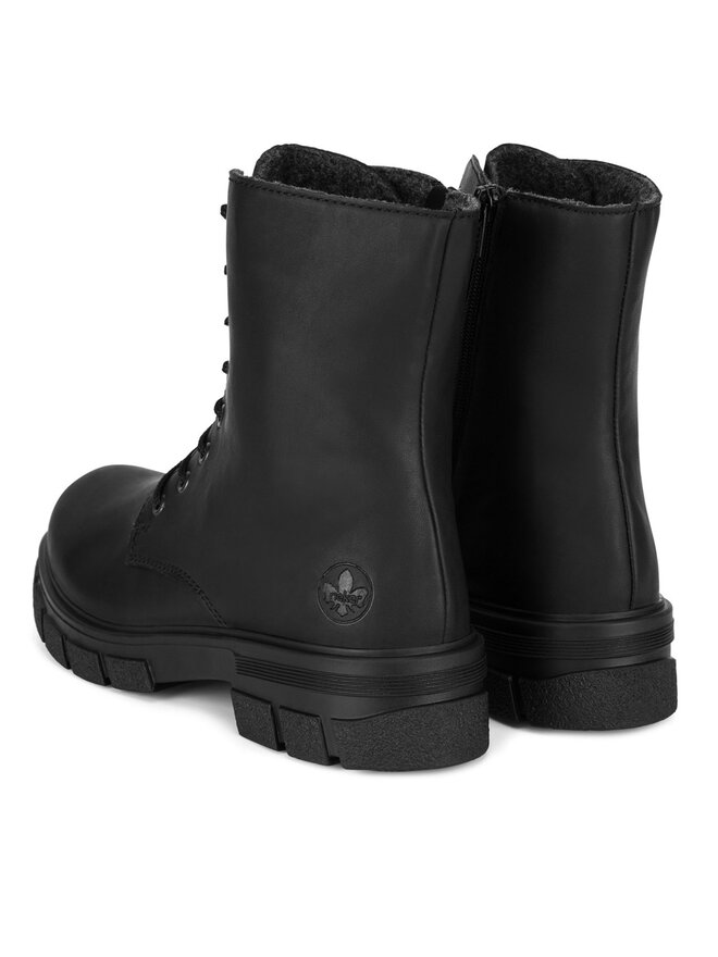 Rieker Polokozačky Rieker Z9120-00 Černá