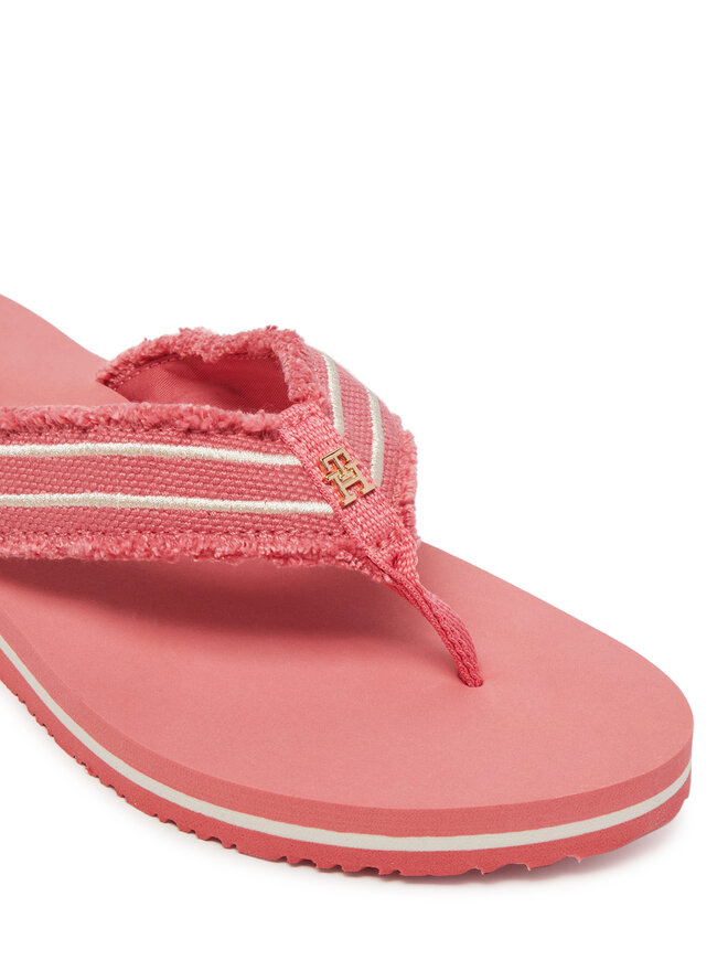 Tommy Hilfiger Žabky Tommy Hilfiger TH Webbing Beach Sandal FW0FW08739 Korálová
