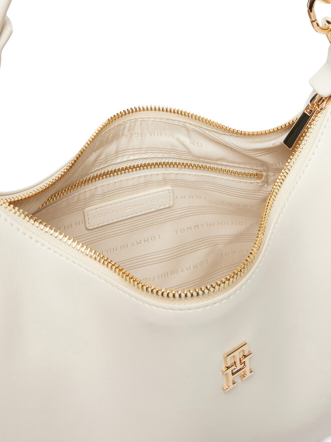 Tommy Hilfiger Handtasche Tommy Hilfiger Th Essential Shoulder Bag AW0AW18373 Beige