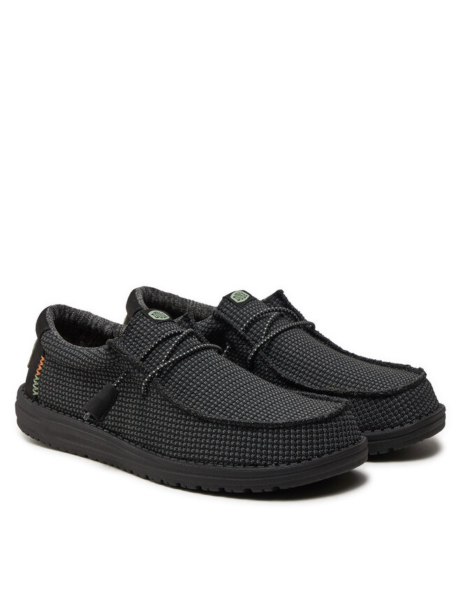 Hey Dude Mokasíny Hey Dude Wally Sport Mesh 40403-060 Černá