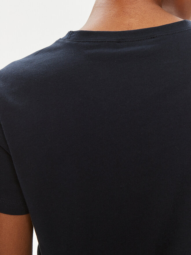 Sisley Sisley T-Shirt 3I1XL100Y Schwarz Slim Fit