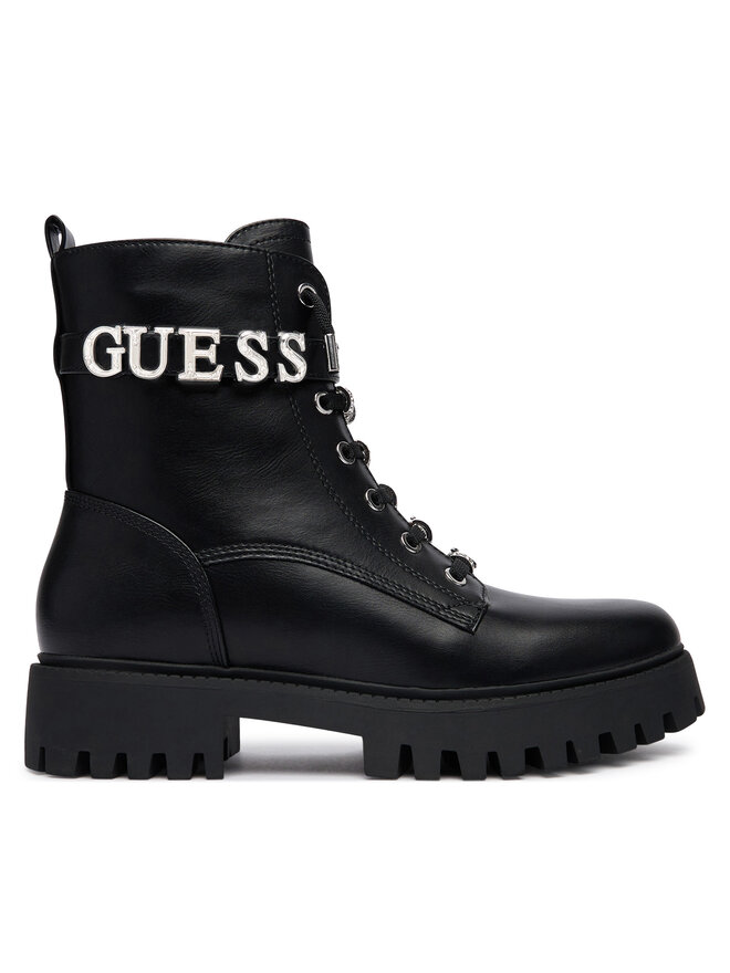 Guess Schnürschuhe Guess FLFFIC ELE10 Schwarz