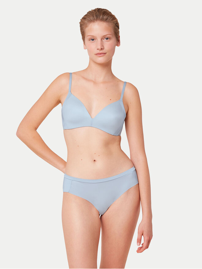 Triumph Triumph Klasične spodnje hlačke Body Make-up Soft Touch 10193532 Svetlo modra