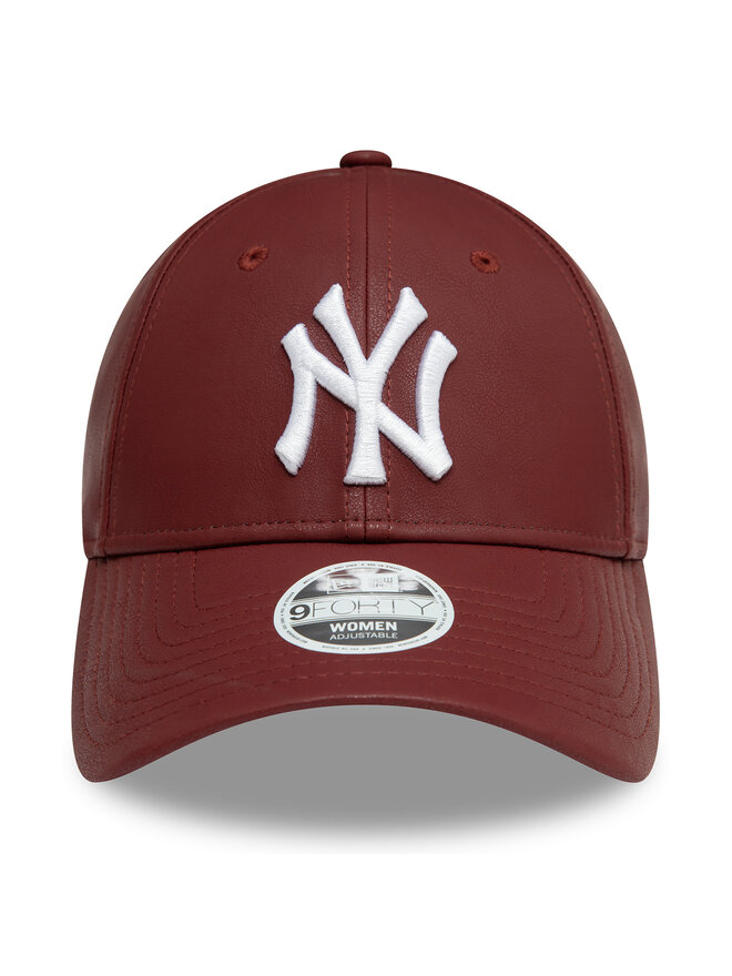 New Era Cepure ar nagu New Era New York Yankees Crinkled Pu 9Forty 60595395 Bordo