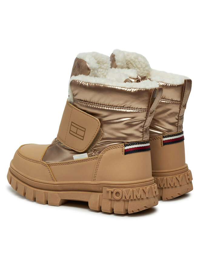 Tommy Hilfiger Schneeschuhe Tommy Hilfiger Fur Boot T1A5-33605-1695 S Beige