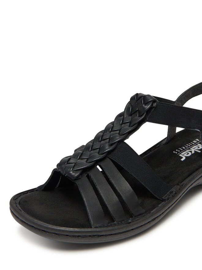 Rieker Sandales Rieker 60809-00 Melns