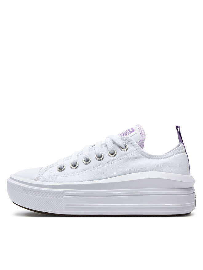 Converse Кецове Converse Chuck Taylor All Star Move Color Pop Platform 271717C Бял