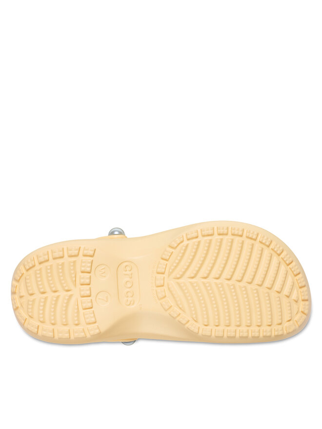Crocs Natikači Crocs Classic Platform Pearl Clog 211231 Zlata