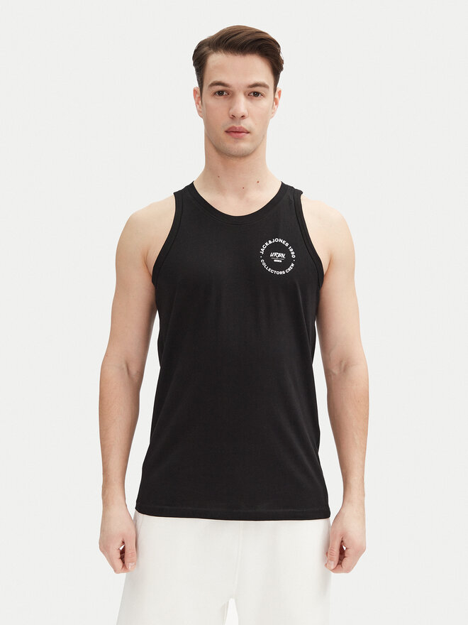 Jack&Jones Jack&Jones Tank top Simon 12270462 Μαύρο Regular Fit