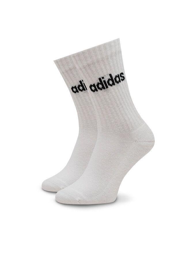 adidas Skarpety wysokie unisex adidas Linear Crew Cushioned Socks 3 Pairs IC1302 Szary