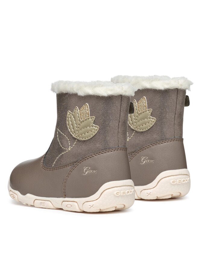 Geox Kozačky Geox B Balu' Girl B362ZA 0BCBL C9006 Šedá