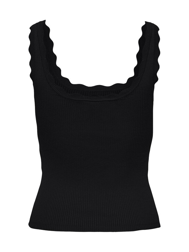 JDY JDY Top Nanna 15290585 Črna Slim Fit