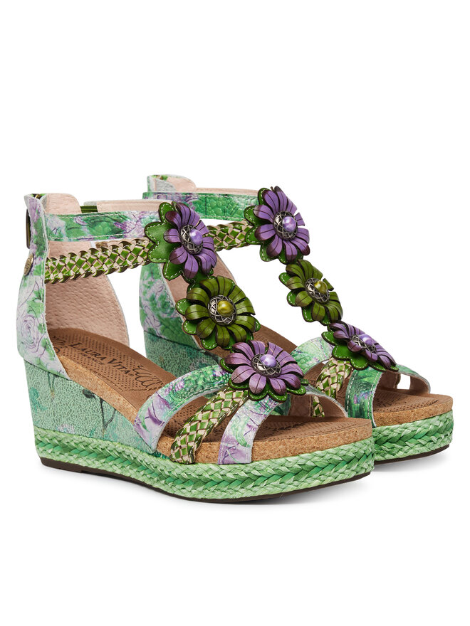 Laura Vita Sandalen Laura Vita Facyo 72 Grün