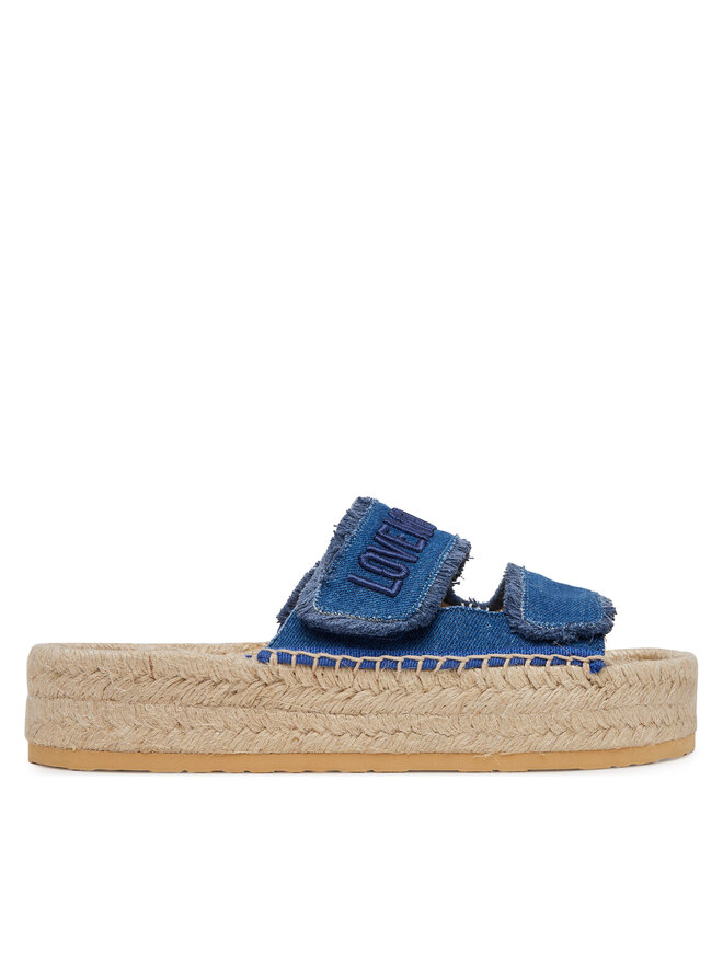 LOVE MOSCHINO Espadrilky LOVE MOSCHINO JA28383G0MJO5700 Modrá