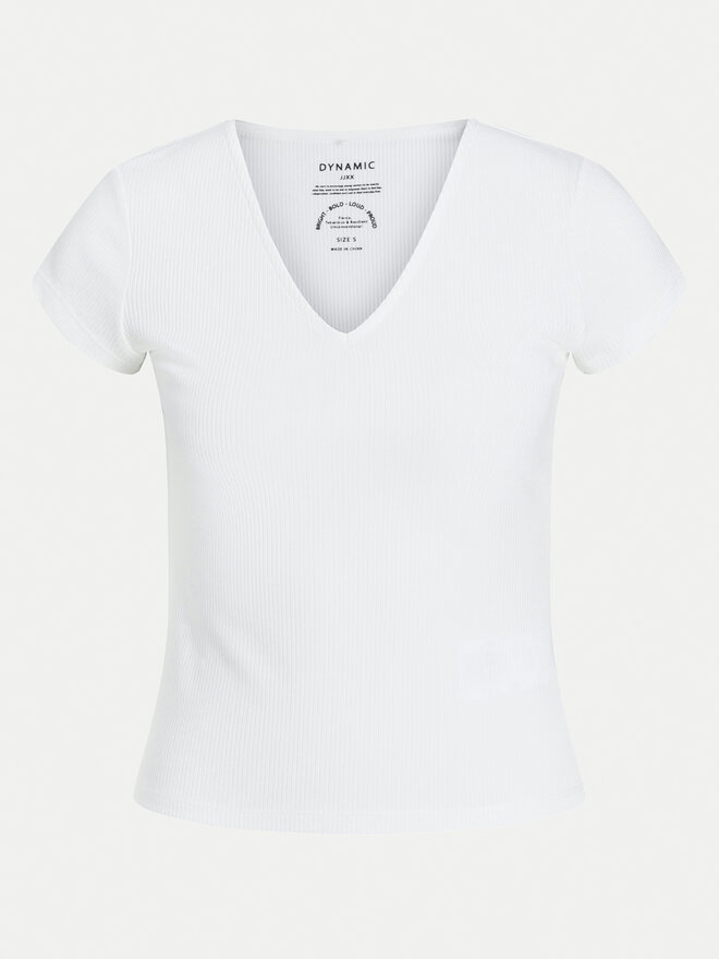 JJXX JJXX T-Shirt Hayden 12249361 Weiß Slim Fit