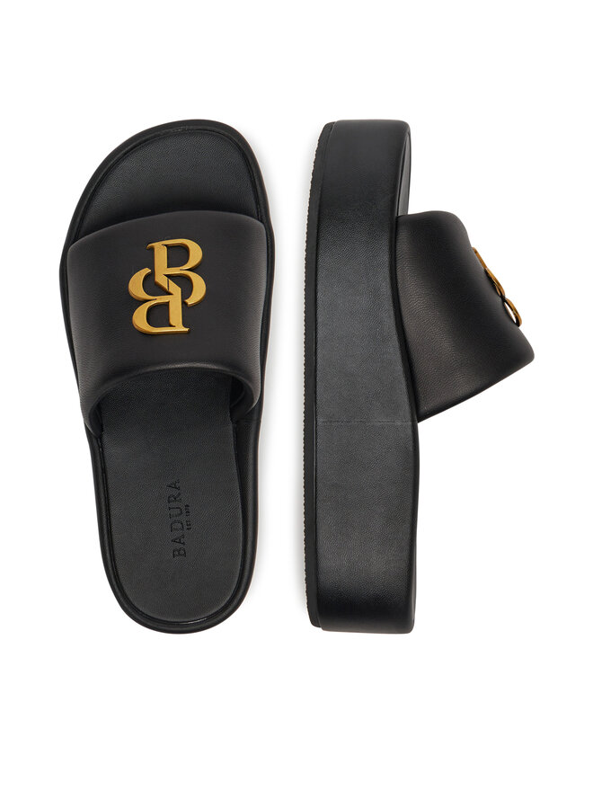 Badura Pantoletten Badura CROCUS-V1925-08-1 Schwarz