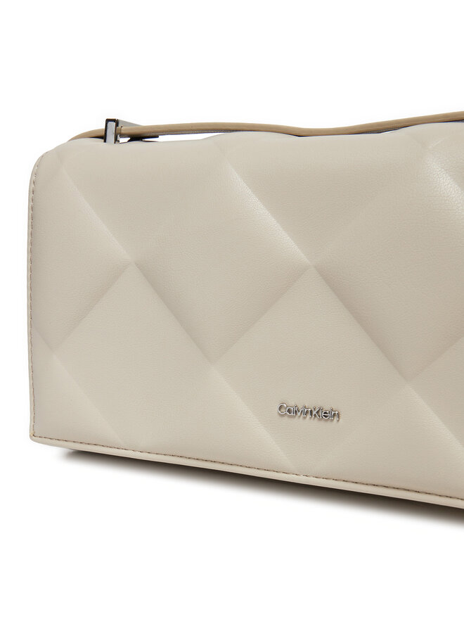 Calvin Klein Сумка Calvin Klein Diamon Quilt Conv K60K612905 Écru