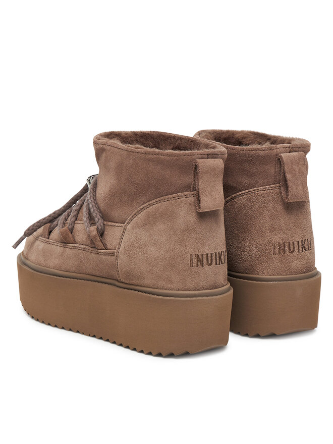 Inuikii Sniega zābaki Inuikii Classic Low Platform 75204-004sni Brūns