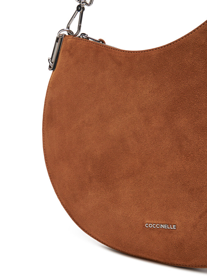 Coccinelle Handtasche Coccinelle QKG Coccinellesunup Suede E1 QKG 13 02 01 Braun