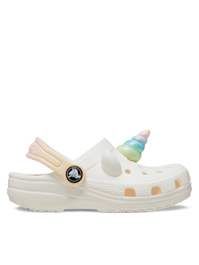 Crocs Klapki Crocs Classic Iam Rainbow Unicorn Clog T 209701 Biały