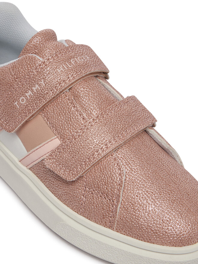 Tommy Hilfiger Sneakers Tommy Hilfiger Flag Low Cut Velcro T1A9-34232-0745 S Rosa