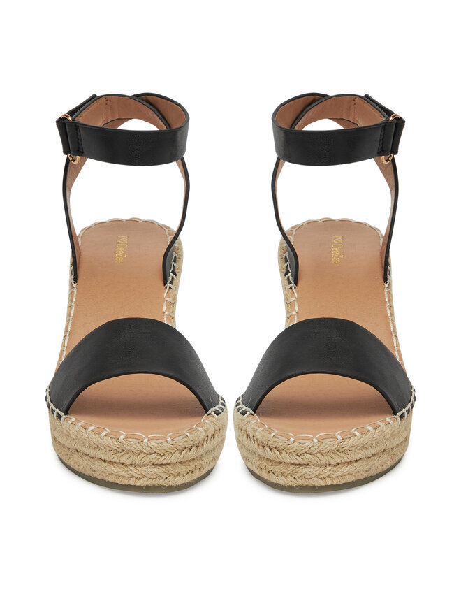 DeeZee Espadrilky DeeZee JSZ2022-06 Čierna