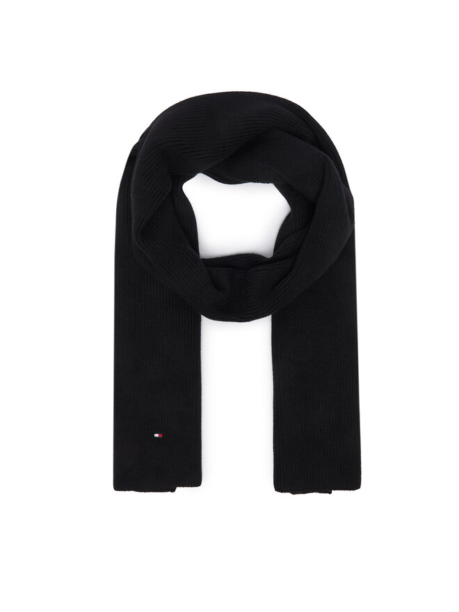 Tommy Hilfiger Schal Tommy Hilfiger Flag AW0AW19120 Schwarz