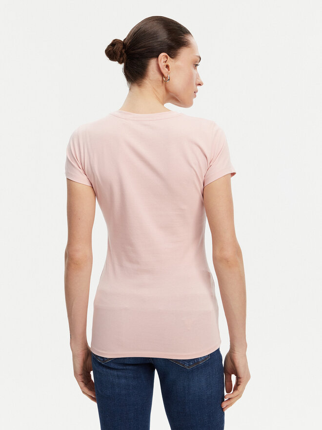Guess Guess Camiseta W5GI47 KA0Q1 Rosa Slim Fit