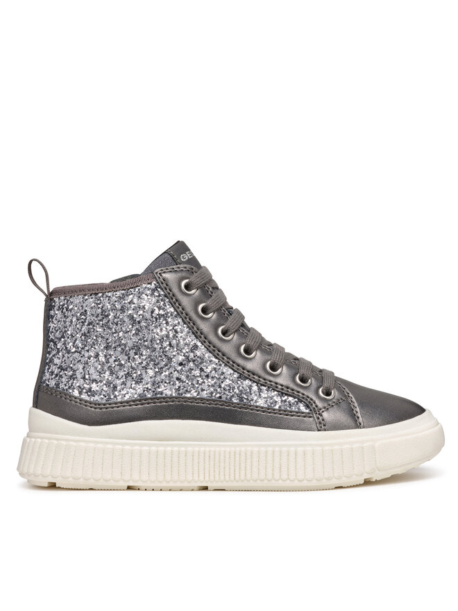 Geox Sneakers Geox J Laquinny Girl J46M3D 0EWNF C1009 M Silberfarben