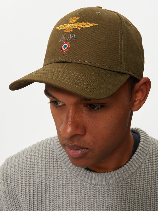 Aeronautica Militare Czapka z daszkiem Aeronautica Militare 242HA1100CT2848 Khaki