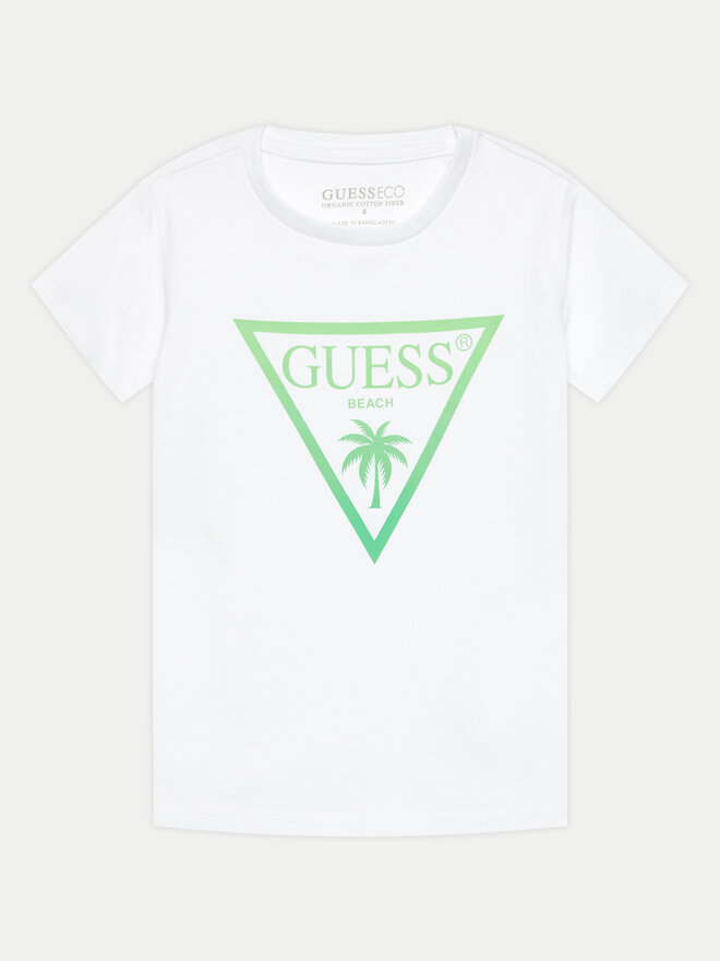 Guess Guess Marškinėliai L4GI33 J1311 Balta Regular Fit