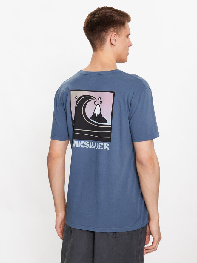 Quiksilver Quiksilver Marškinėliai Qs Bubble Stamp EQYZT07258 Mėlyna Regular Fit
