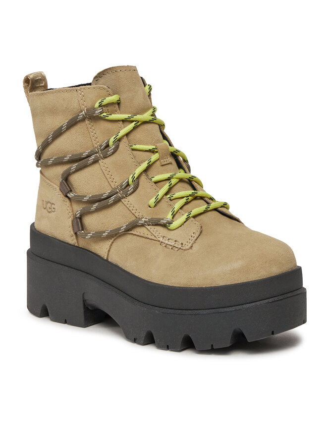 Ugg Botine Ugg W Brisbane Lace Up 1143841 Bej