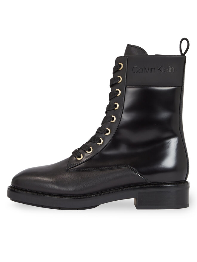 Calvin Klein Черевики туристичні Calvin Klein Rubber Sole Combat Boot Lg Wl HW0HW01715 Чорний