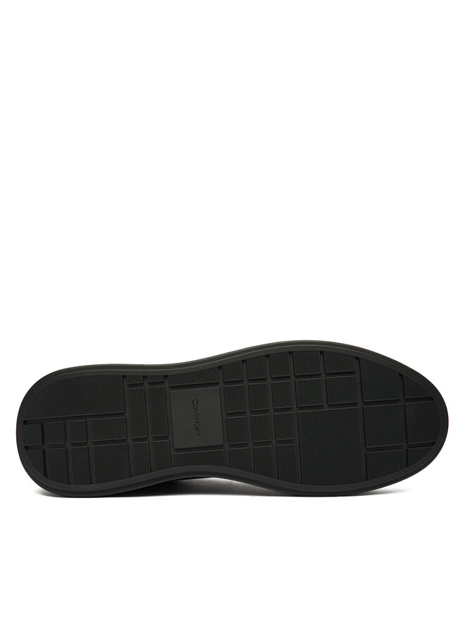 Calvin Klein Sportcipők Calvin Klein Chunky Cupsole Laceup Lth Bt Aop HM0HM02070 Fekete