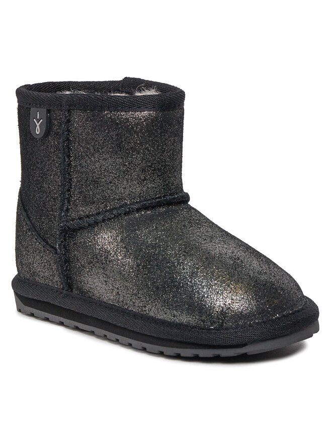 EMU Australia Schneeschuhe EMU Australia Wallaby Mini Metallic K11856 Schwarz