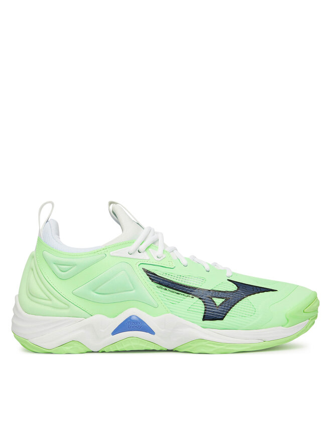 Mizuno Zāles apavi Mizuno Wave Momentum 3 V1GA2312 Zaļš