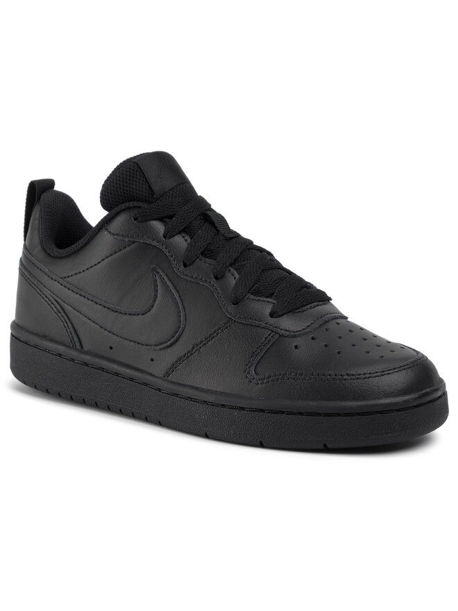 nike black court borough sneakers