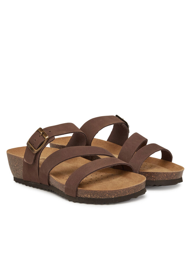 Geox Klapki Geox D New Sthellae D551AA 00032 C6009 Brązowy