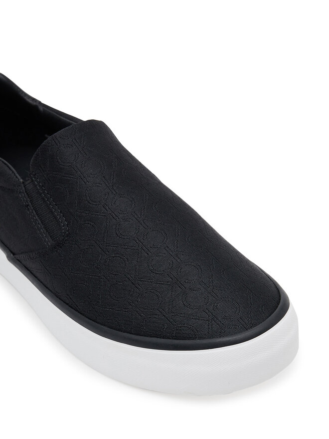 Calvin Klein Tenisówki Calvin Klein Vulc Slip On - Jacq HW0HW02411 Czarny