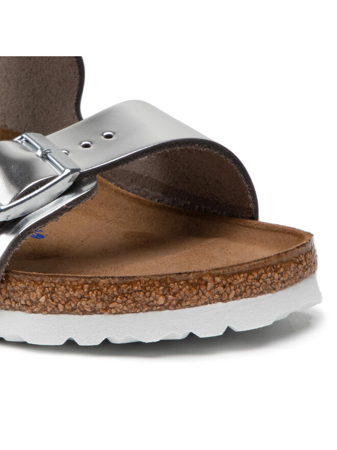 Pantoletten Birkenstock Arizona 1005961 Silberfarben eschuhe