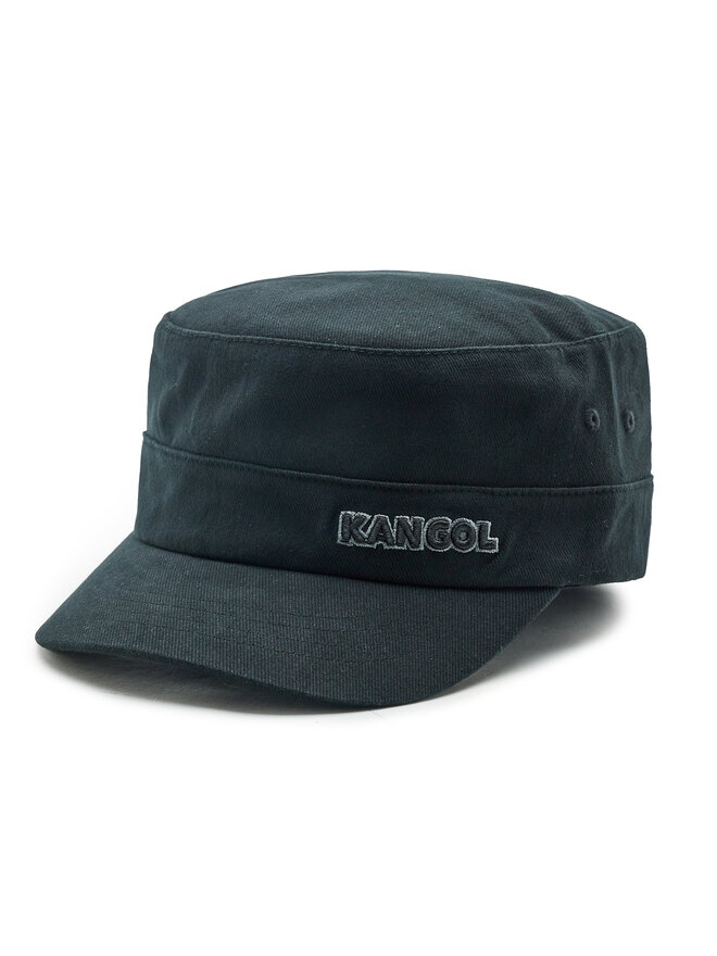 Kangol Plakanā cepure Kangol Twill Army 9720BC Melns