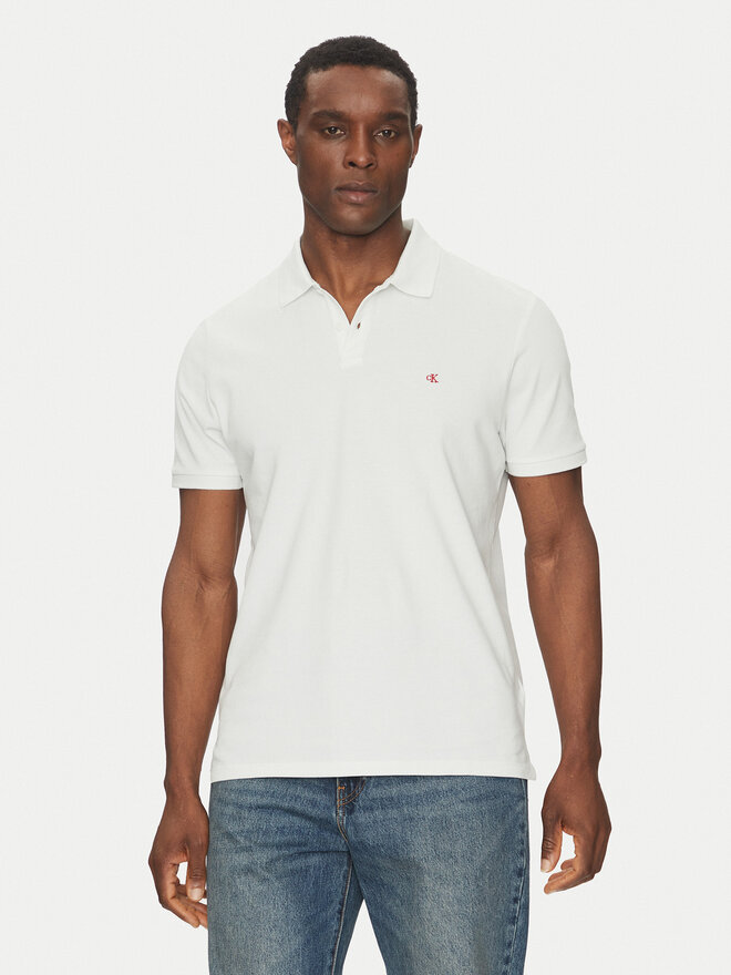 Calvin Klein Jeans Calvin Klein Jeans Poloshirt LV040EM269 Weiß Regular Fit
