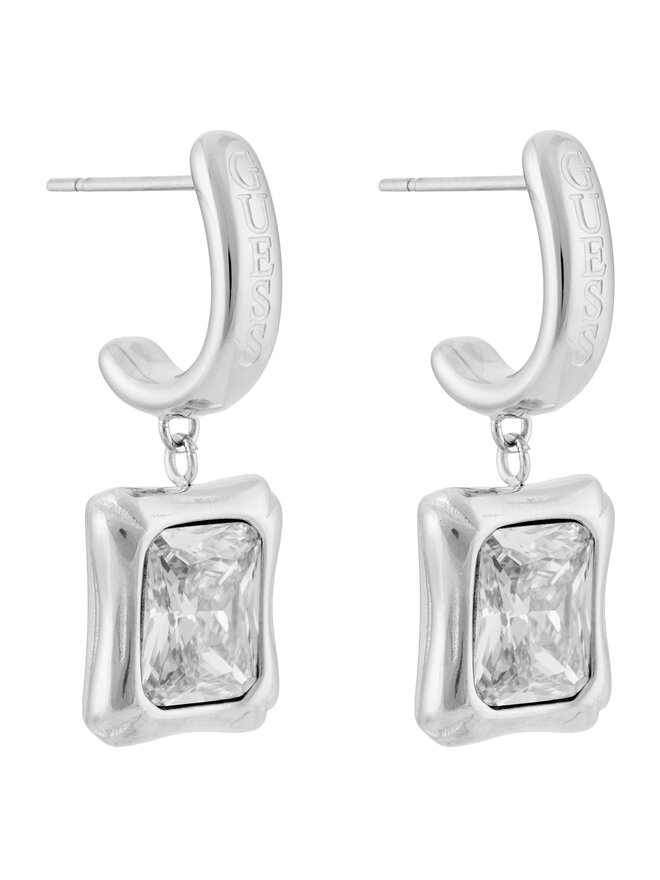 Guess Обици Guess JUBE05 172JW Сребрист