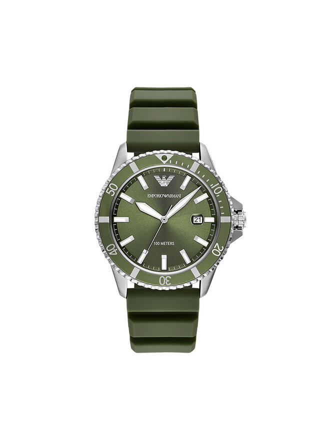 Laikrodis Emporio Armani World Explorer AR11638 Žalia | eavalyne.lt