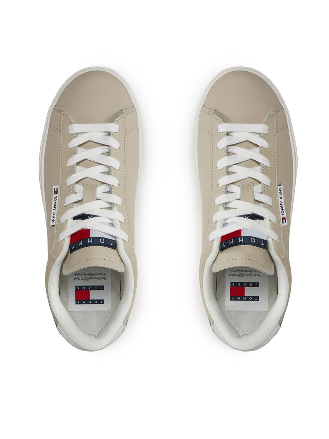 Tommy Jeans Снікерcи Tommy Jeans Tjw Cupsole Sneaker Ess EN0EN02508 Бежевий