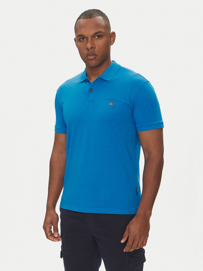Napapijri Napapijri Poloshirt Elbas NP0A4GB4 Blau Regular Fit