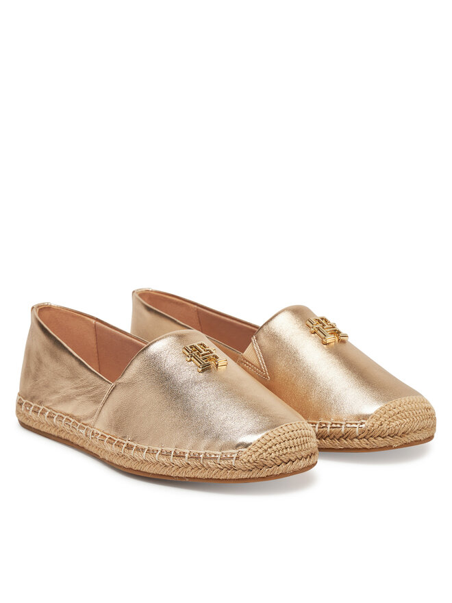 Tommy Hilfiger Espadryle Tommy Hilfiger FW0FW08652 Złoty