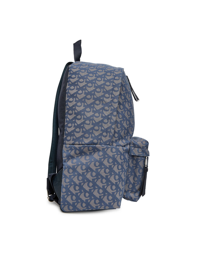 Calvin Klein Jeans Σακίδιο Calvin Klein Jeans Unstructured Monogram Backpack 4 LV04G3116G Μπλε